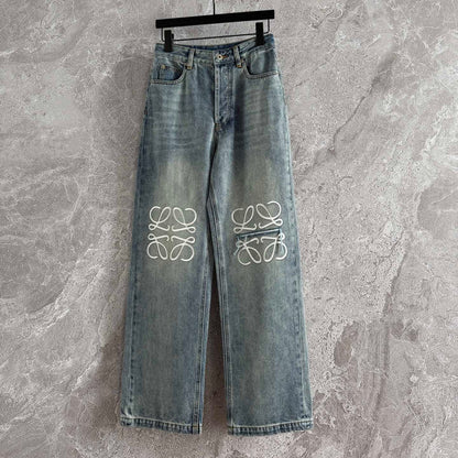 Joewe Ripped Jeans Blue Cotton