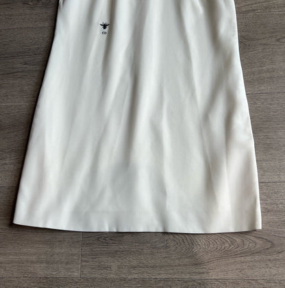 CD Dress Off-white Polyester Silk