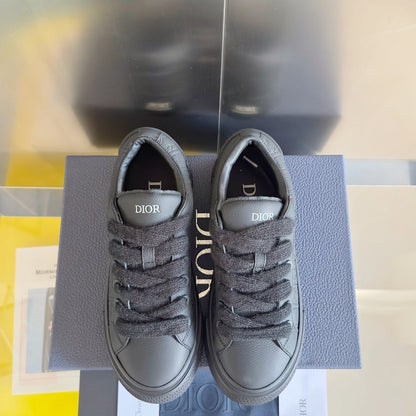 CD B33 Sneaker 40mm Black Monogram Cowhide