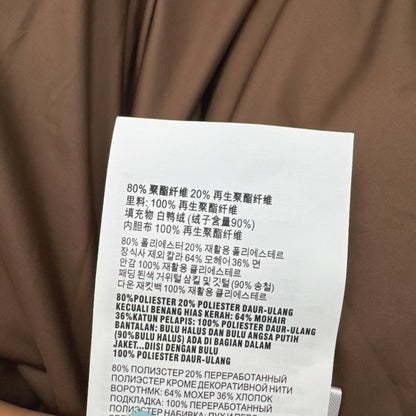 Miu Miu 25 Down Jacket Brown Polyester 298293