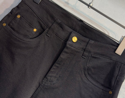Fendi 2026 Men's Jeans Black Denim 737208