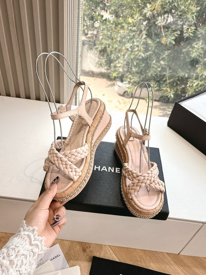 CC Mules Sandals Pink Nude 6cm Lambskin 202887