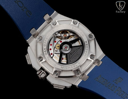 Audemars Piguet Royal Oak Offshore Chronograph 44mm Grey Case Blue Grey Dial