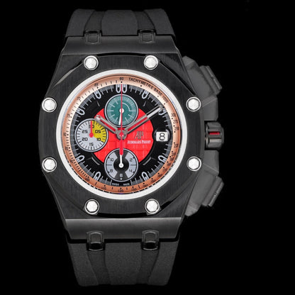 Audemars Piguet Royal Oak Offshore Chronograph 44mm Black Case Red Dial