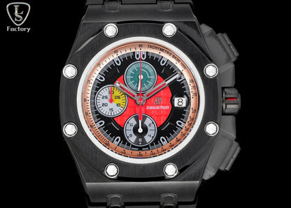 Audemars Piguet Royal Oak Offshore Chronograph 44mm Black Case Red Dial