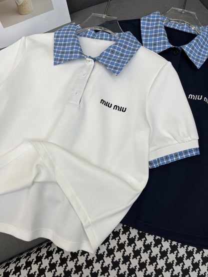 Miu 25C Polo Shirt mix Miniskirt 228549