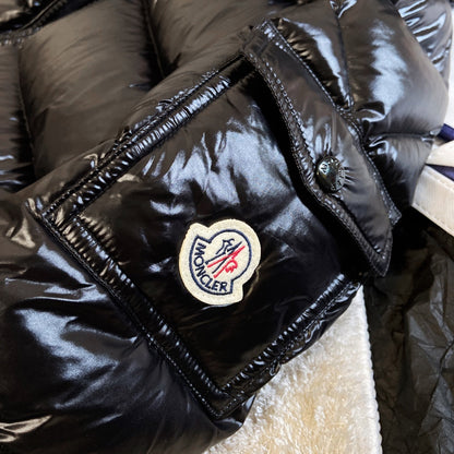 Moncler 2025 Maya Jacket Black Nylon Down