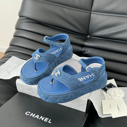 CC 25S Slingback Sandal Blue Denim