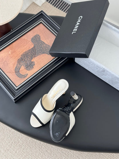 CC 25 Mules White Sheepskin Leather 305262