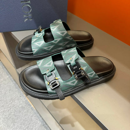 CD DOUBLE H-TOWN SANDAL PINE CALFSKIN