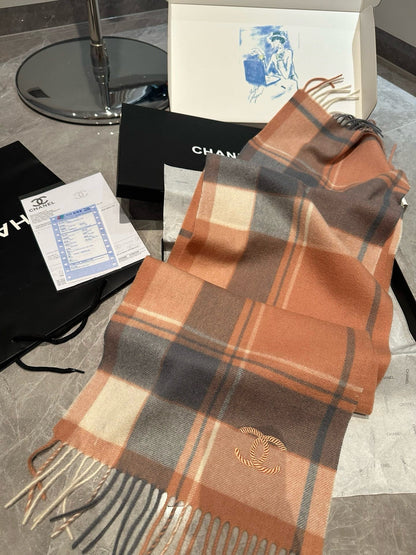 CC Scarf 180 CM In Colorful Cashmere 394481