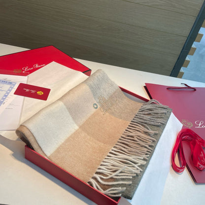 LP Tartan Wish Scarf 180 CM In Colorful Cashmere 428533