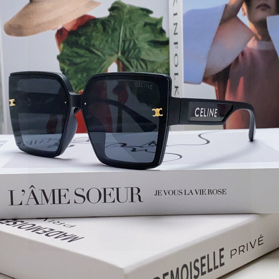 TRIOMPHE SUNGLASSES 573256 IN BLACK ACETATE