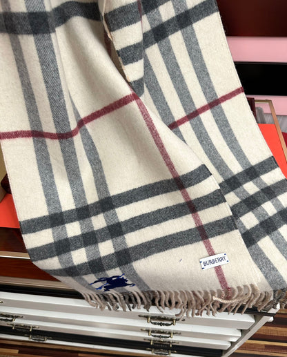 BBR Double-Sided Scarf 160CM Cream Cashmere 292960