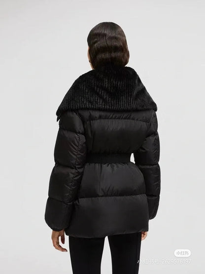 Moncler 25 Brasseurs Short Jacket Black Polyester 291396