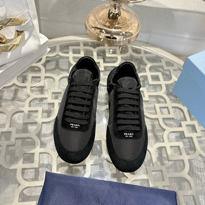 PRA 26S Casual Sneaker Black Canvas Suede 625959