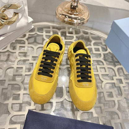 PRA 26S Casual Sneaker Yellow Canvas Suede 625963