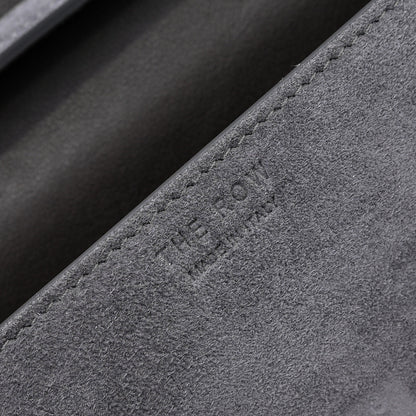 The Row Sofia 19cm Dark Grey Suede