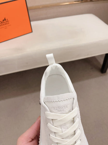 HM BOUNCING SNEAKER WHITE CALFSKIN