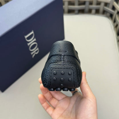 CD CODE LOAFER BLACK GRAINED CALFSKIN