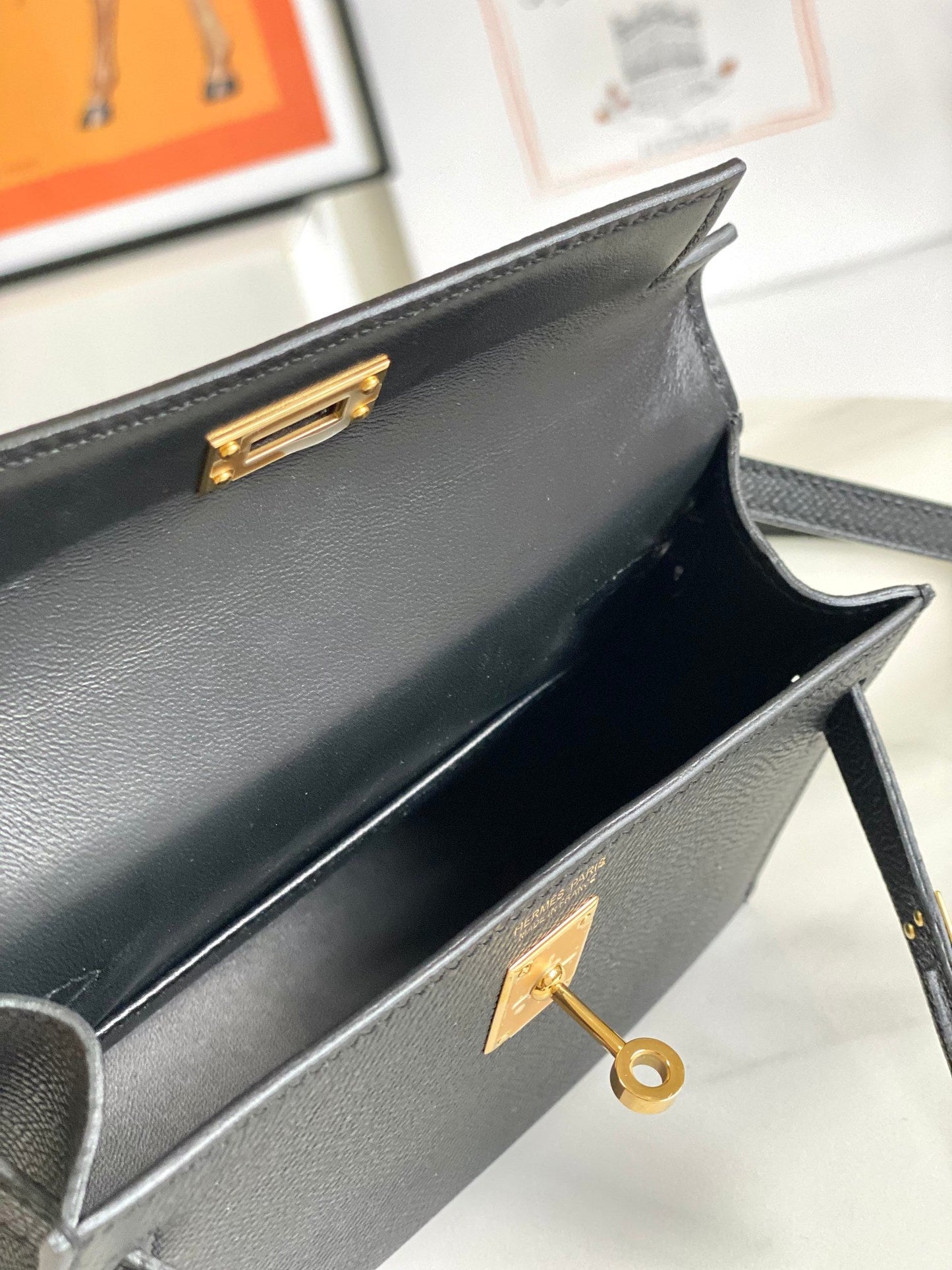 HM Mini Kelly 19cm Epsom Leather