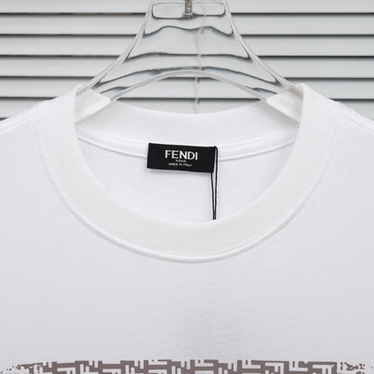 Fendi 2026 Men's Short Sleeved Shirt Cotton 828857