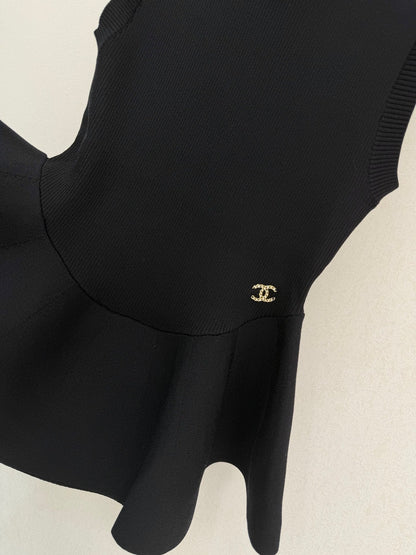 Chanel 2026 Vest Shirt Black Wool 397357