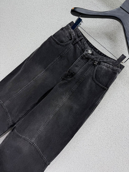 Chanel 2026 Wide-Leg Jeans Cotton 398343