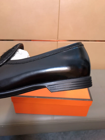 GG Men's Horsebit Loafer Black Patent Leather 541588