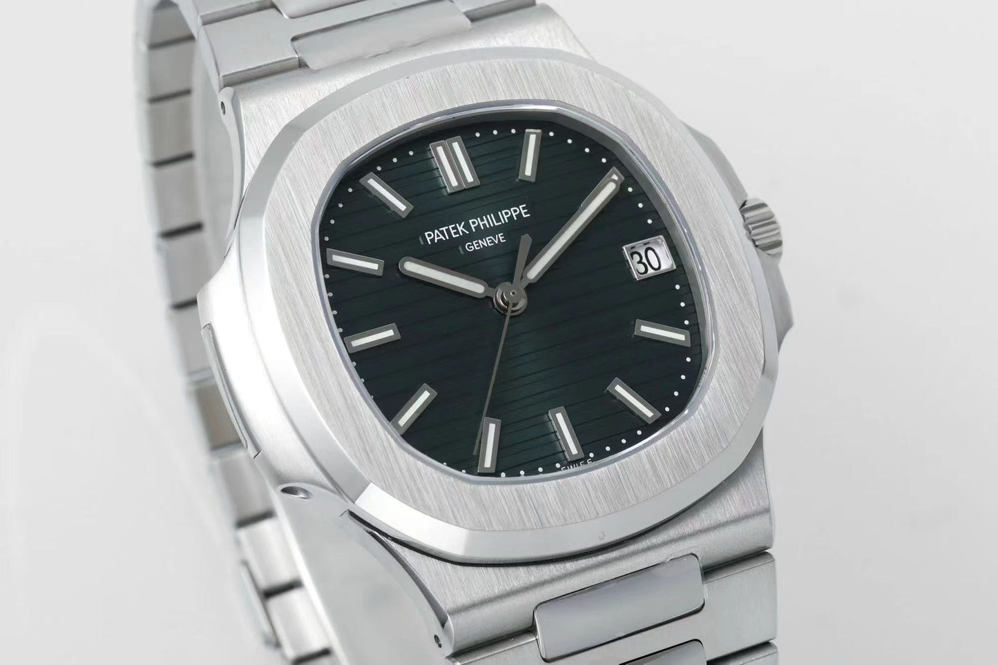 Patek Philippe Nautilus 41mm Dark Emerald Green Dial Steel Strap