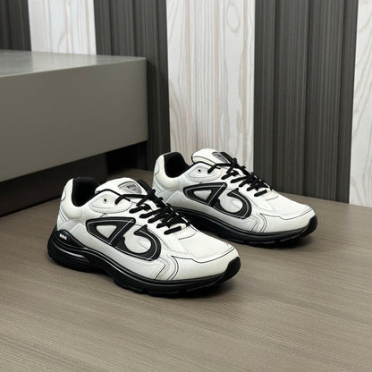 CD B30 SNEAKER WHITE AND BLACK MESH FABRIC