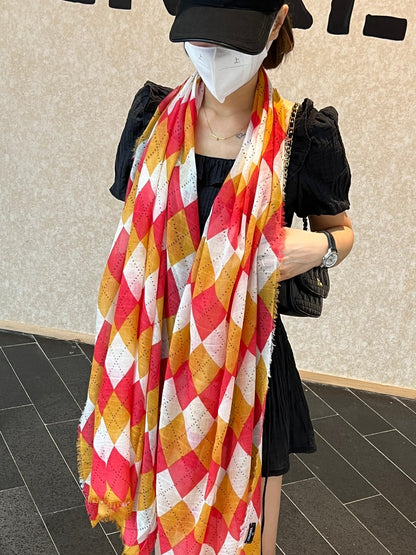CC Scarf 200 CM In Colorful Linen Fabric 408758