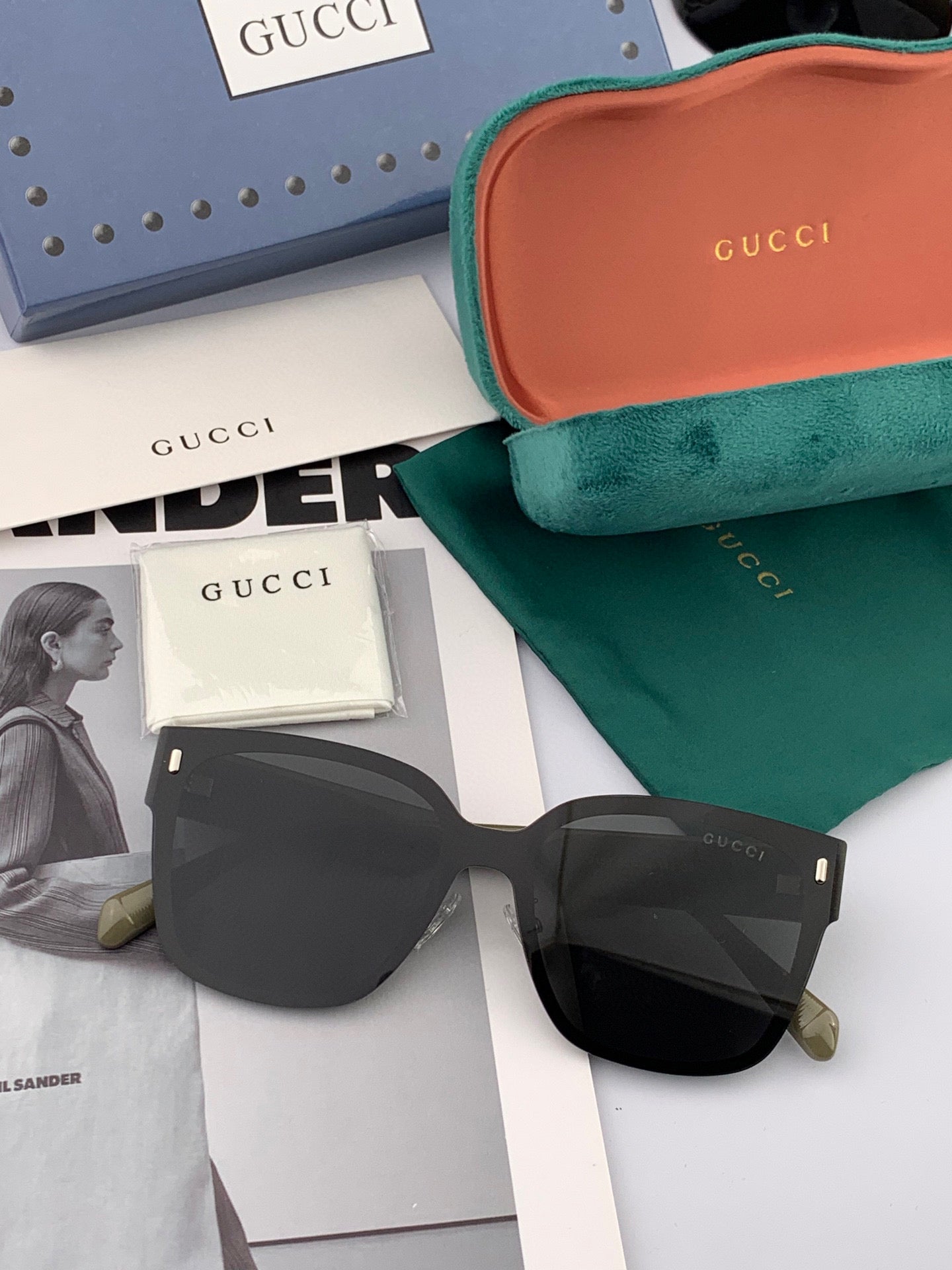 SQUARE FRAME SUNGLASSES G9316 IN ACETATE