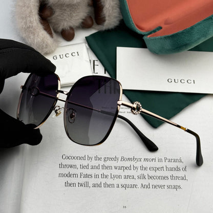 SQUARE FRAME SUNGLASSES G0642 IN METAL