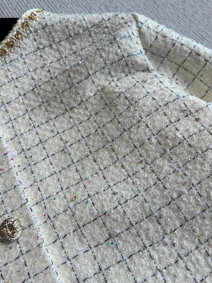 CC 25 Small Jacket White Linen 300120