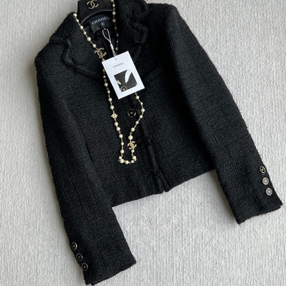 CC 25 Jacket Black Cotton 300156