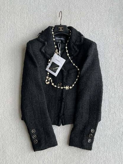 CC 25 Jacket Black Cotton 300156