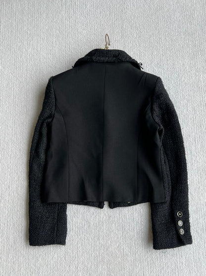 CC 25 Jacket Black Cotton 300156