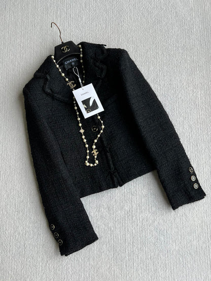 CC 25 Jacket Black Cotton 300156