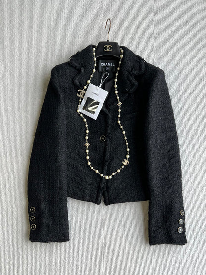 CC 25 Jacket Black Cotton 300156