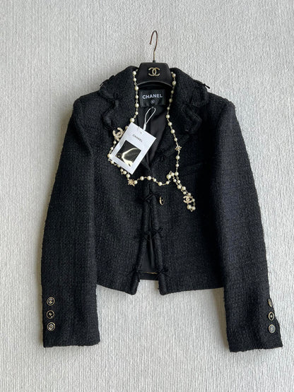 CC 25 Jacket Black Cotton 300156