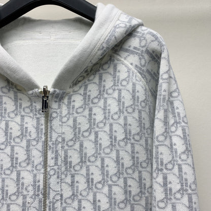CD 25 Double-Sided Knitted Hooded Jacket 293319