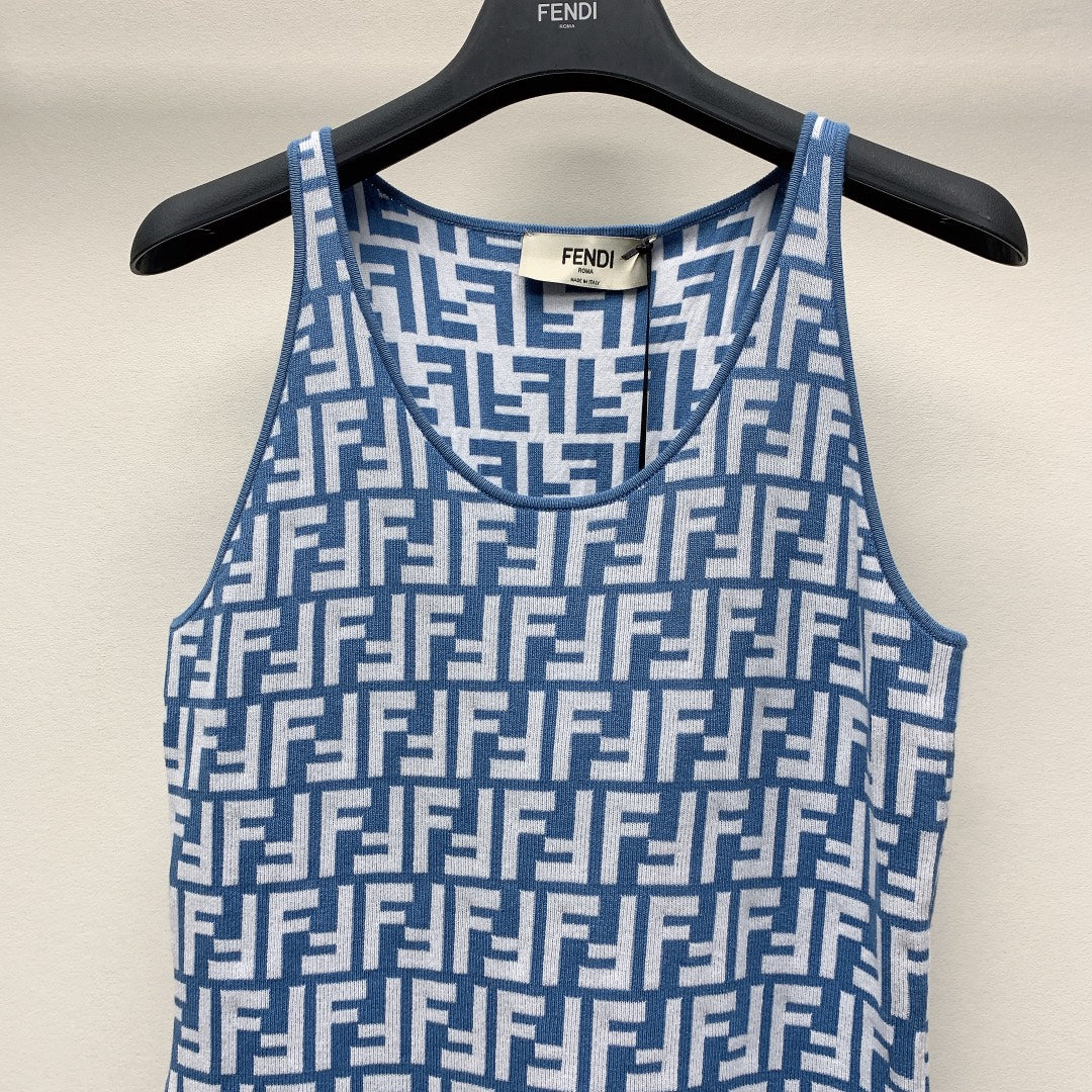Fendi 25C Jacquard Midi Dress 228194