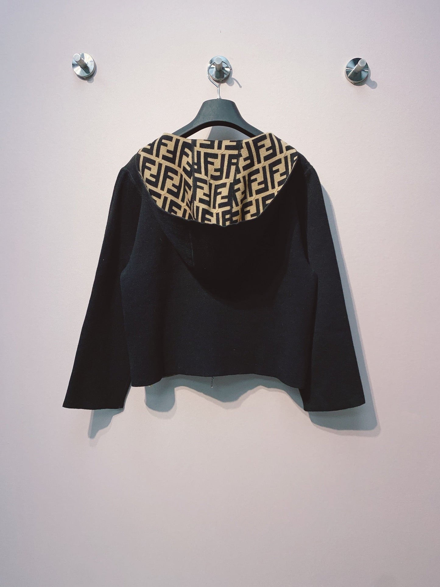Fendi 25 Jacket Black Wool 0017
