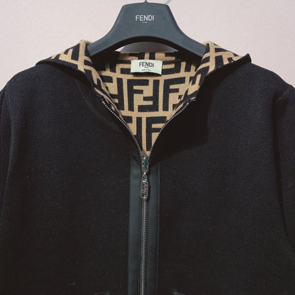 Fendi 25 Jacket Black Wool 0017