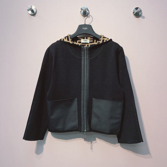 Fendi 25 Jacket Black Wool 0017