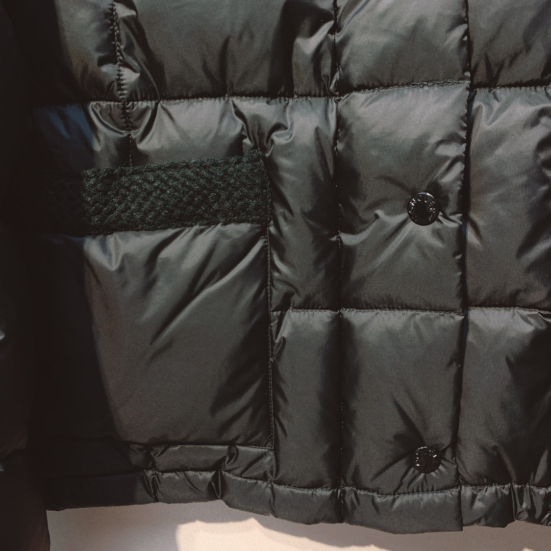 Moncler 25 Plaid Down Jacket Polyester 301730