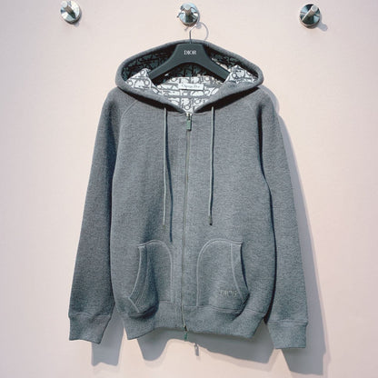 CD 25 Double-Sided Knitted Hooded Jacket 293319