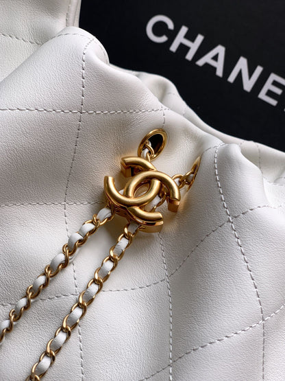 Chanel 2026 Hobo Bag 29cm White Calfskin