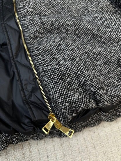 MC 2025 Jacket Black White Tweed Lambwool